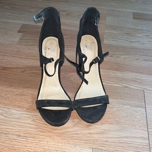 Black high heels